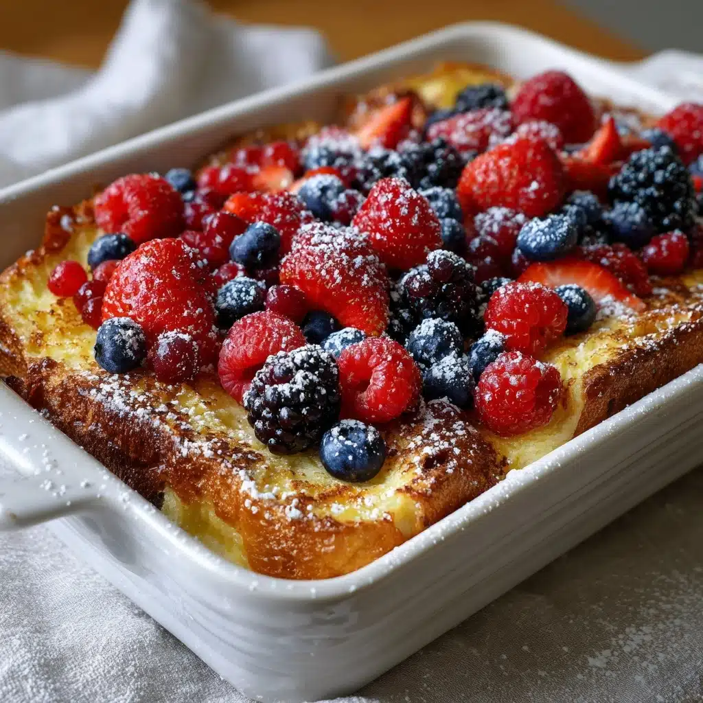 Berry French Toast Casserole Recipe - Recipe Image