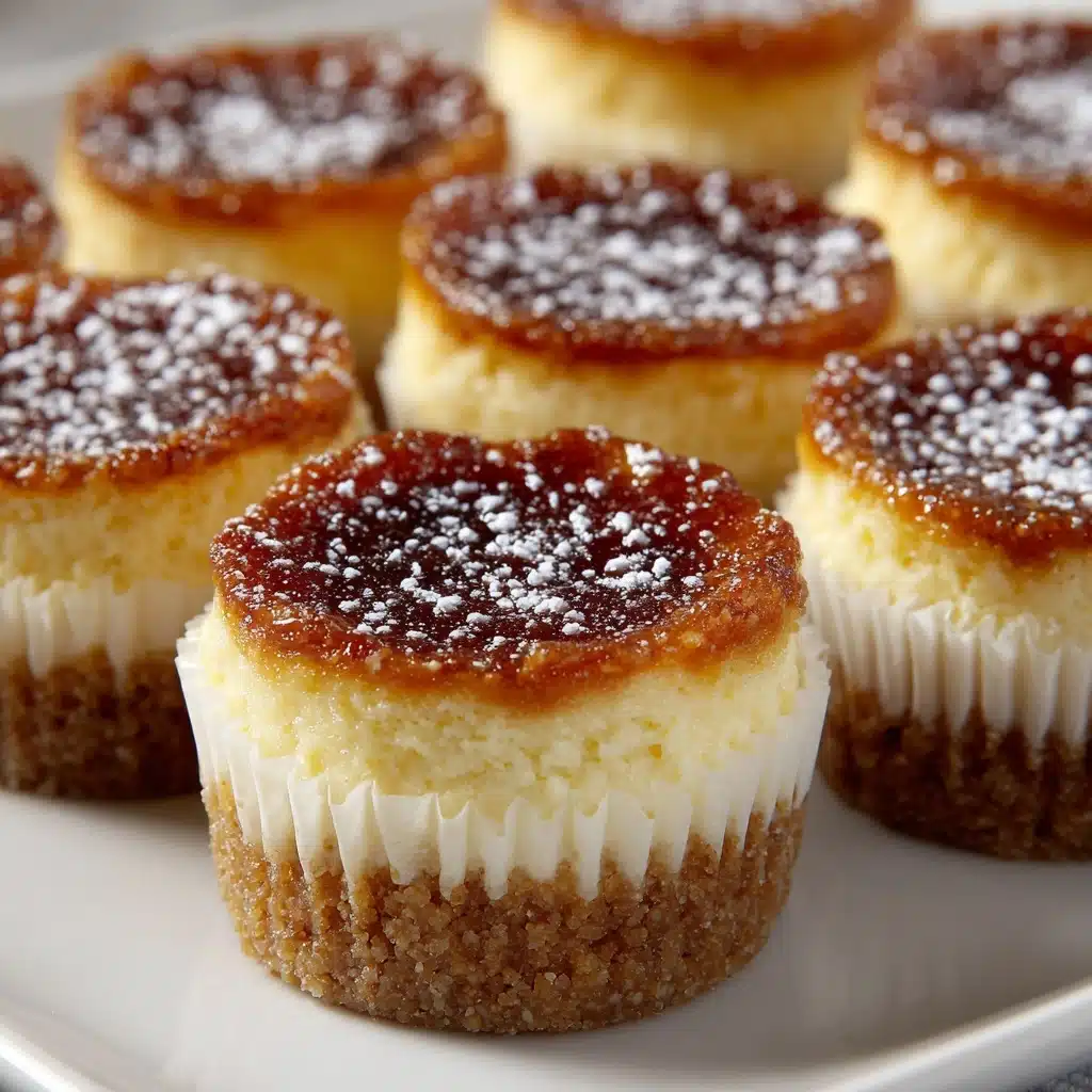 Mini Crème Brûlée Cheesecakes Recipe - Recipe Image