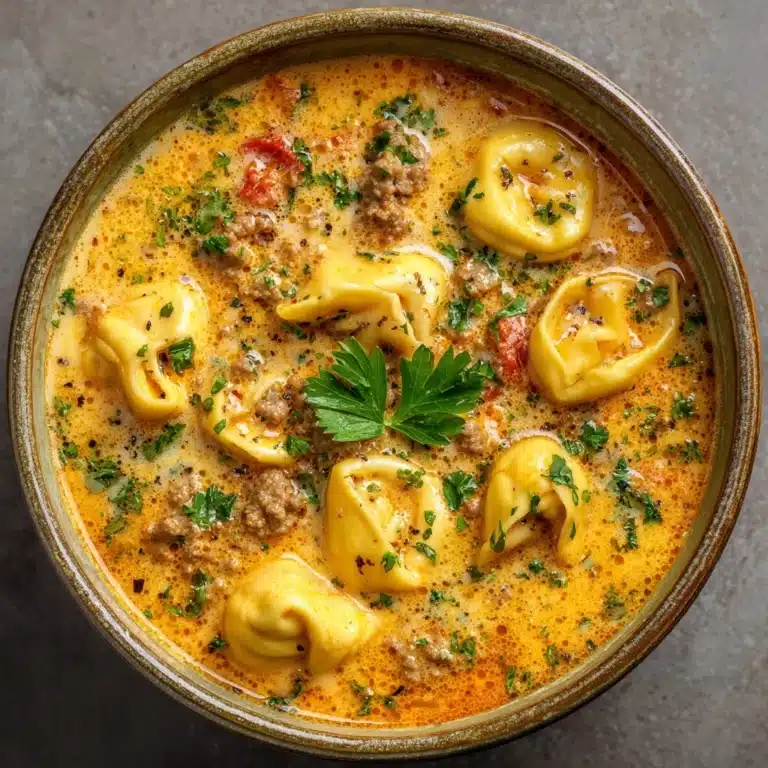 Slow Cooker Creamy Tortellini Soup Recipe