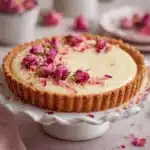 Rose Blossom Panna Cotta Tart Recipe
