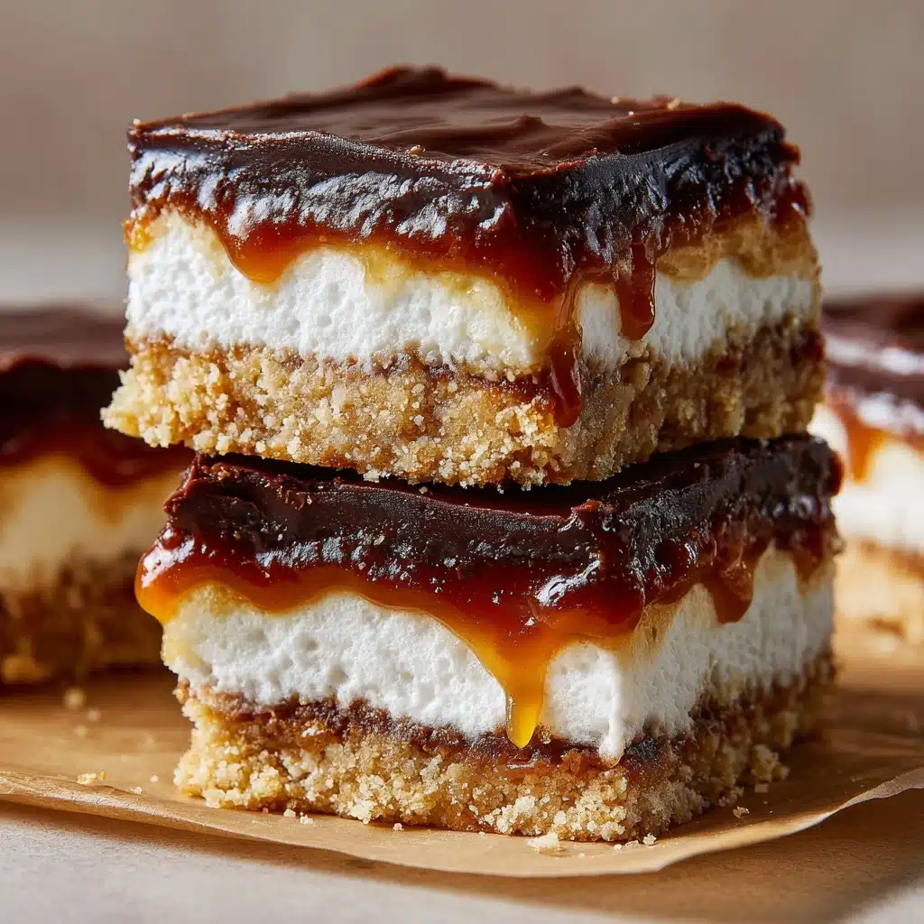 Decadent Caramel Cheesecake Bars Recipe - Recipe Image