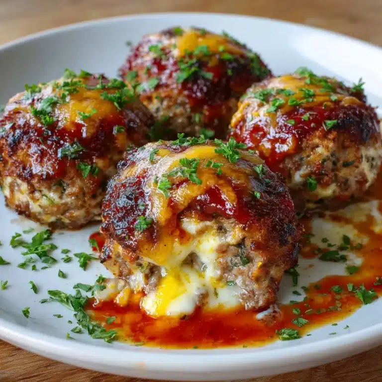 Cheesy Stuffed Meatloaf Bites Recipe