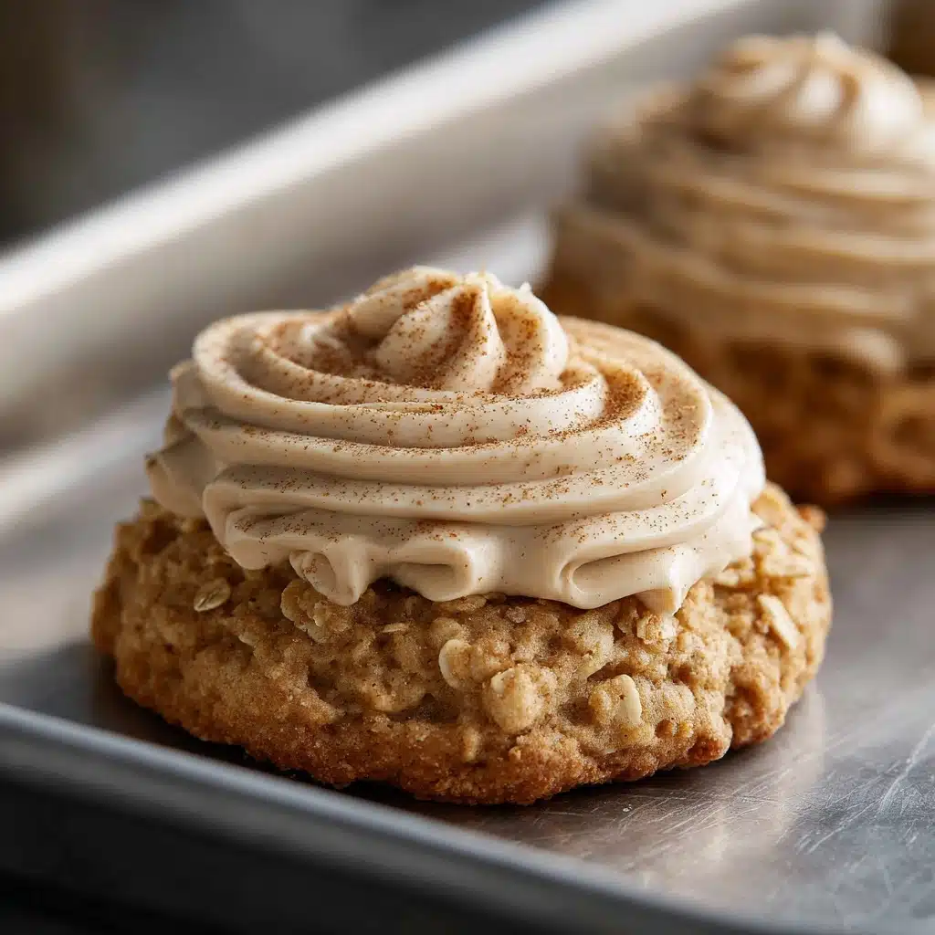 Pumpkin Oatmeal Cookies with Cinnamon Cream Cheese Frosting Recipe