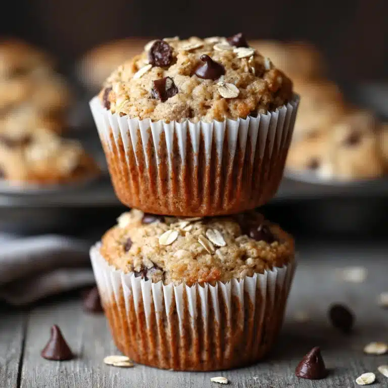 Oatmeal Chocolate Chip Muffins Recipe