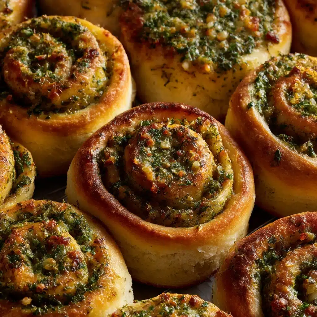 Cheesy Pesto Rolls Recipe - Recipe Image