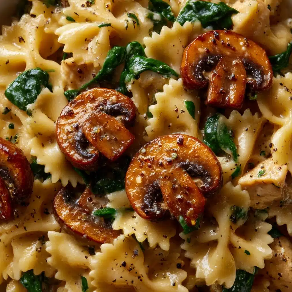 Creamy Tuna Mushroom Pasta Recipe - Recipe Image