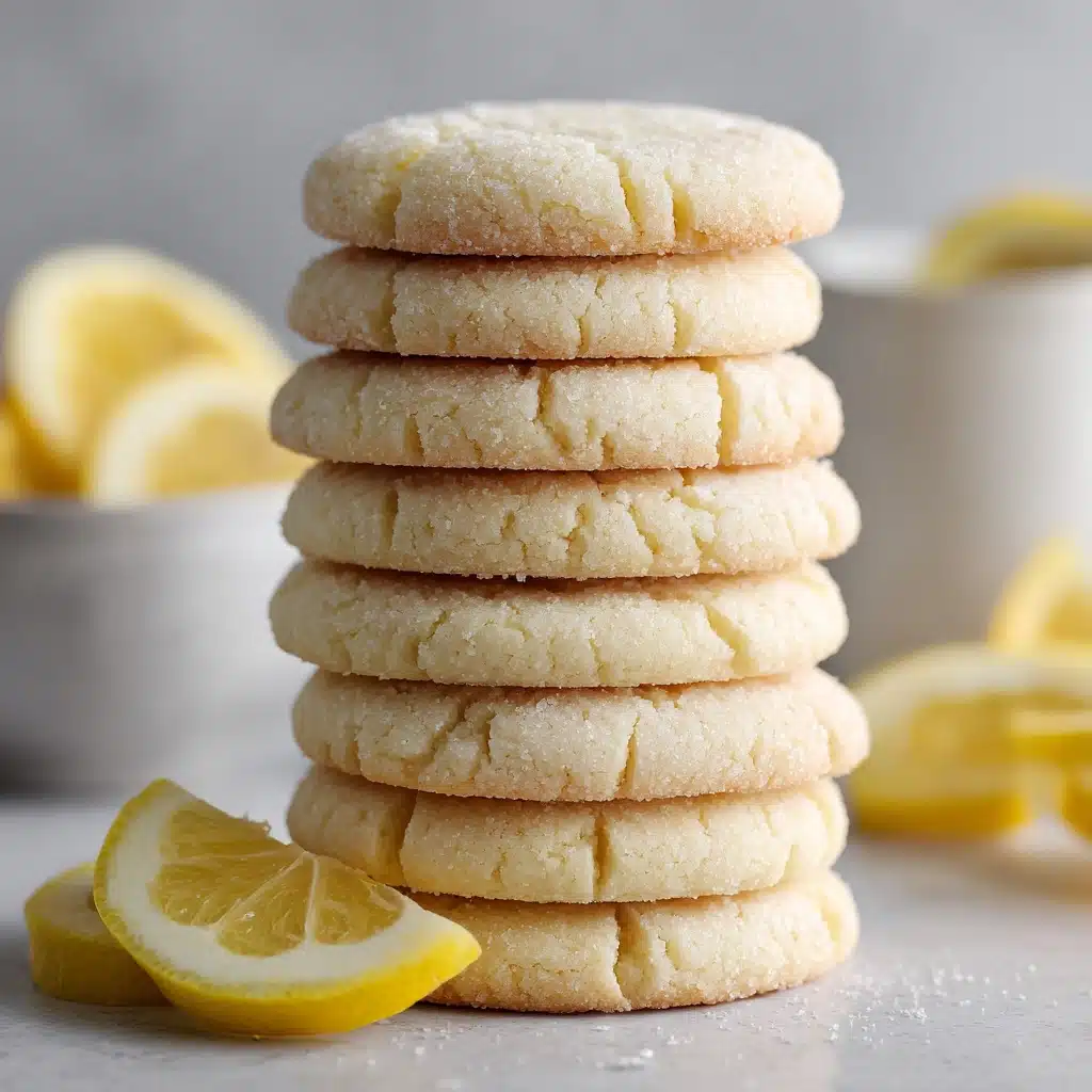 Gluten-Free Almond Flour Lemon Cookies Recipe - Recipe Image