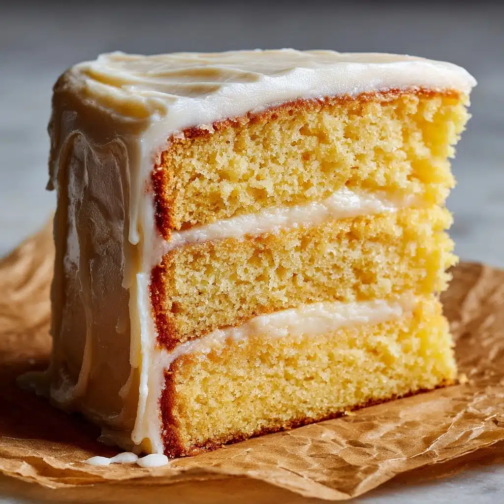 Vanilla Buttermilk Pound Cake with Cream Cheese Glaze Recipe - Recipe Image