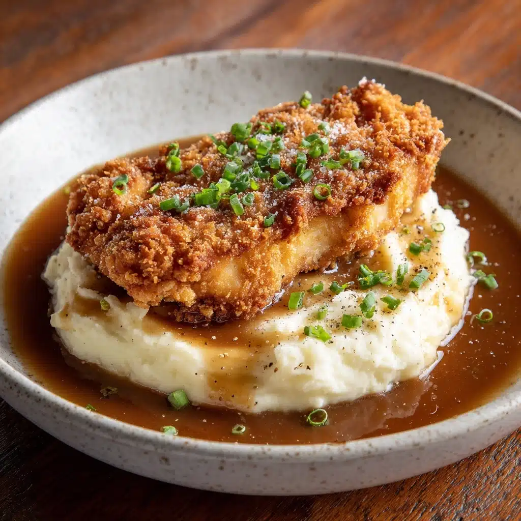 Fried Chicken and Mashed Potatoes Recipe - Recipe Image