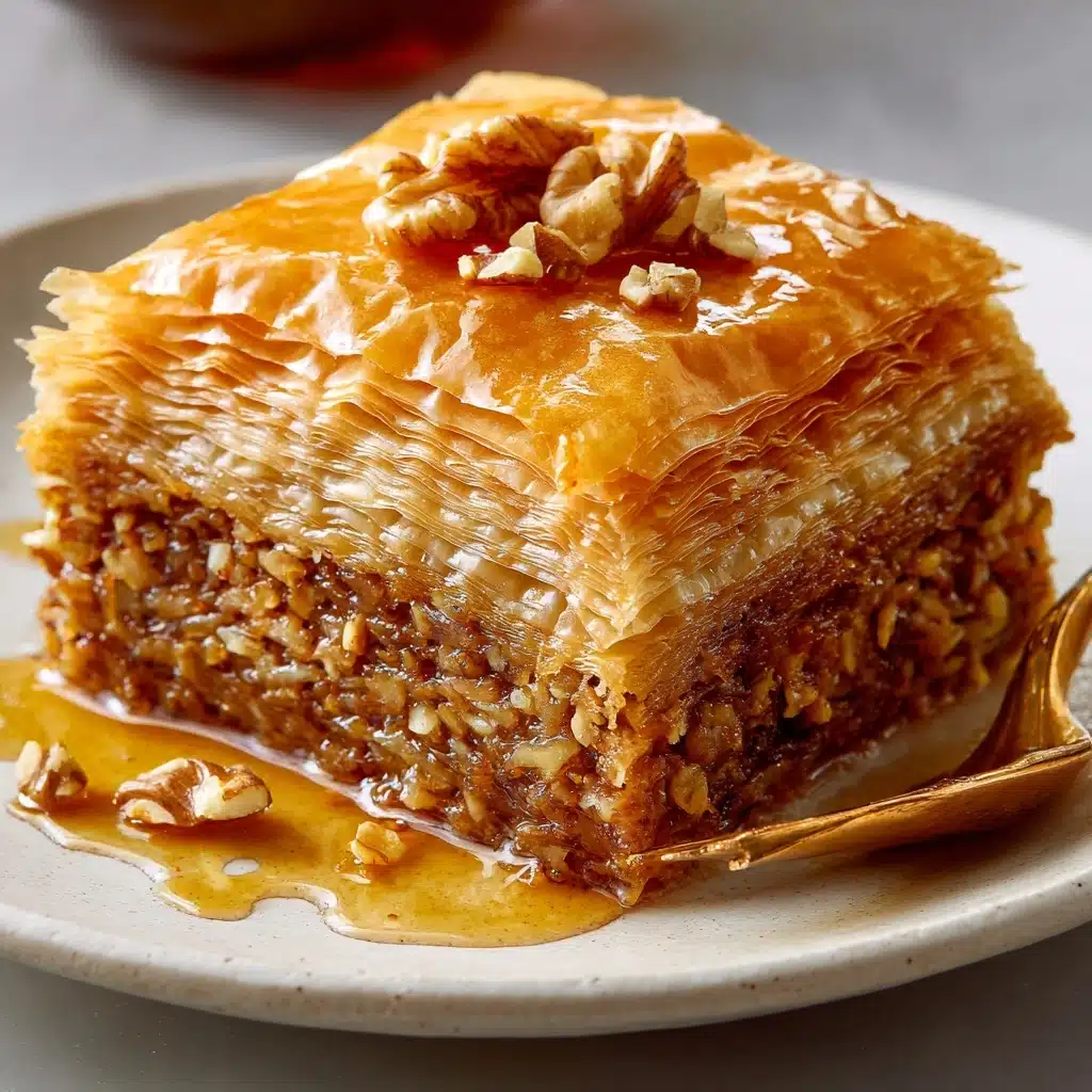 Homemade Baklava Recipe - Recipe Image