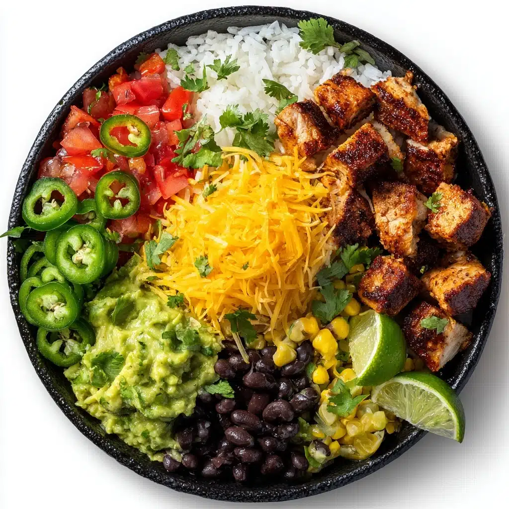 One Pan Chicken Burrito Bowl Recipe - Recipe Image