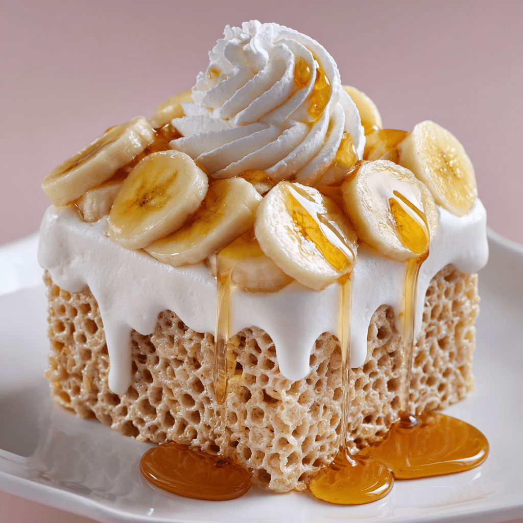 Banana Pudding Rice Krispies Recipe - Recipe Image
