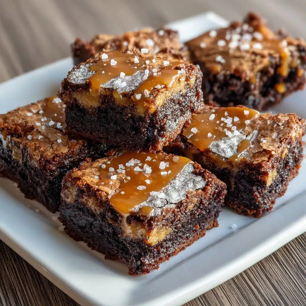 Salted Caramel Brownies Recipe - Recipe Image