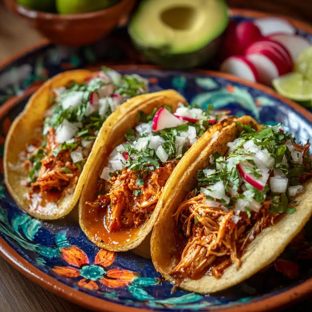 The Best Chicken Tinga Tacos Recipe - Recipe Image