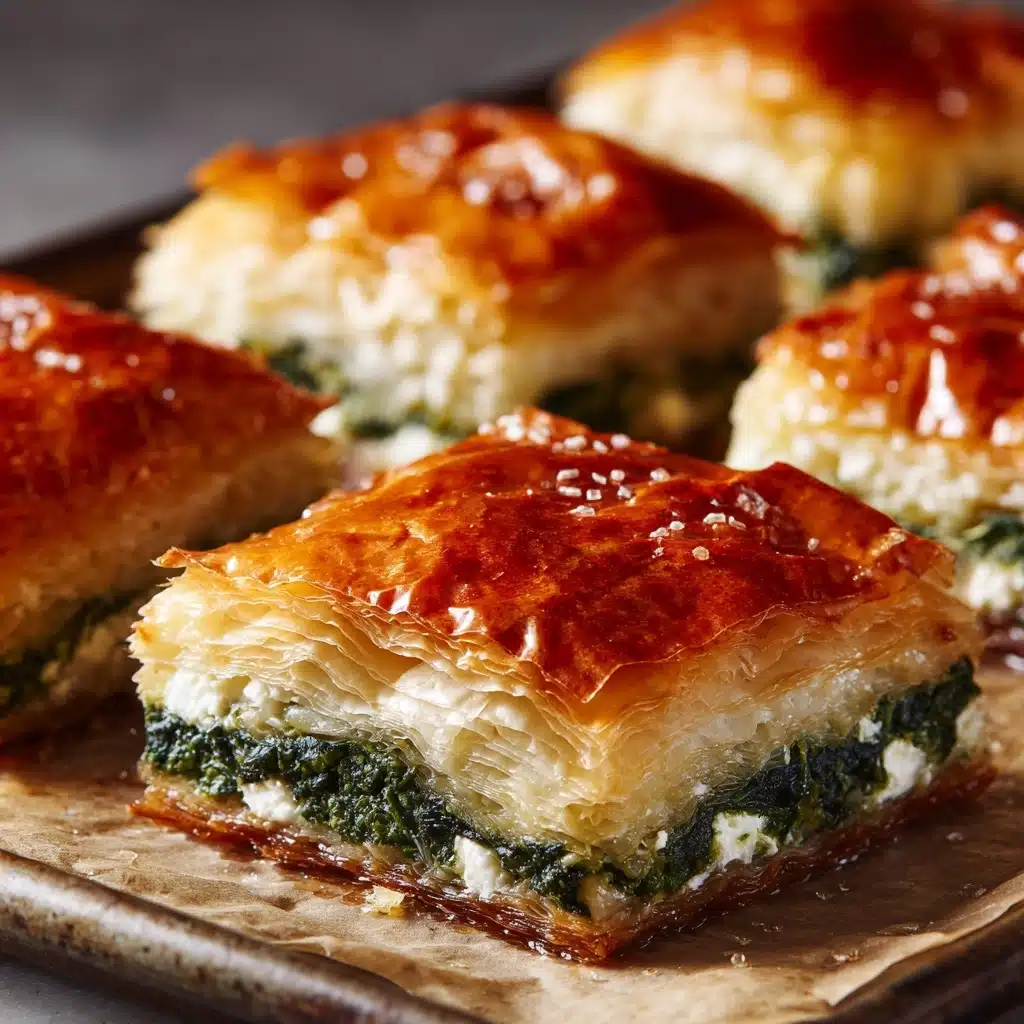 Savory Spinach & Feta Puff Pastry Bites Recipe - Recipe Image