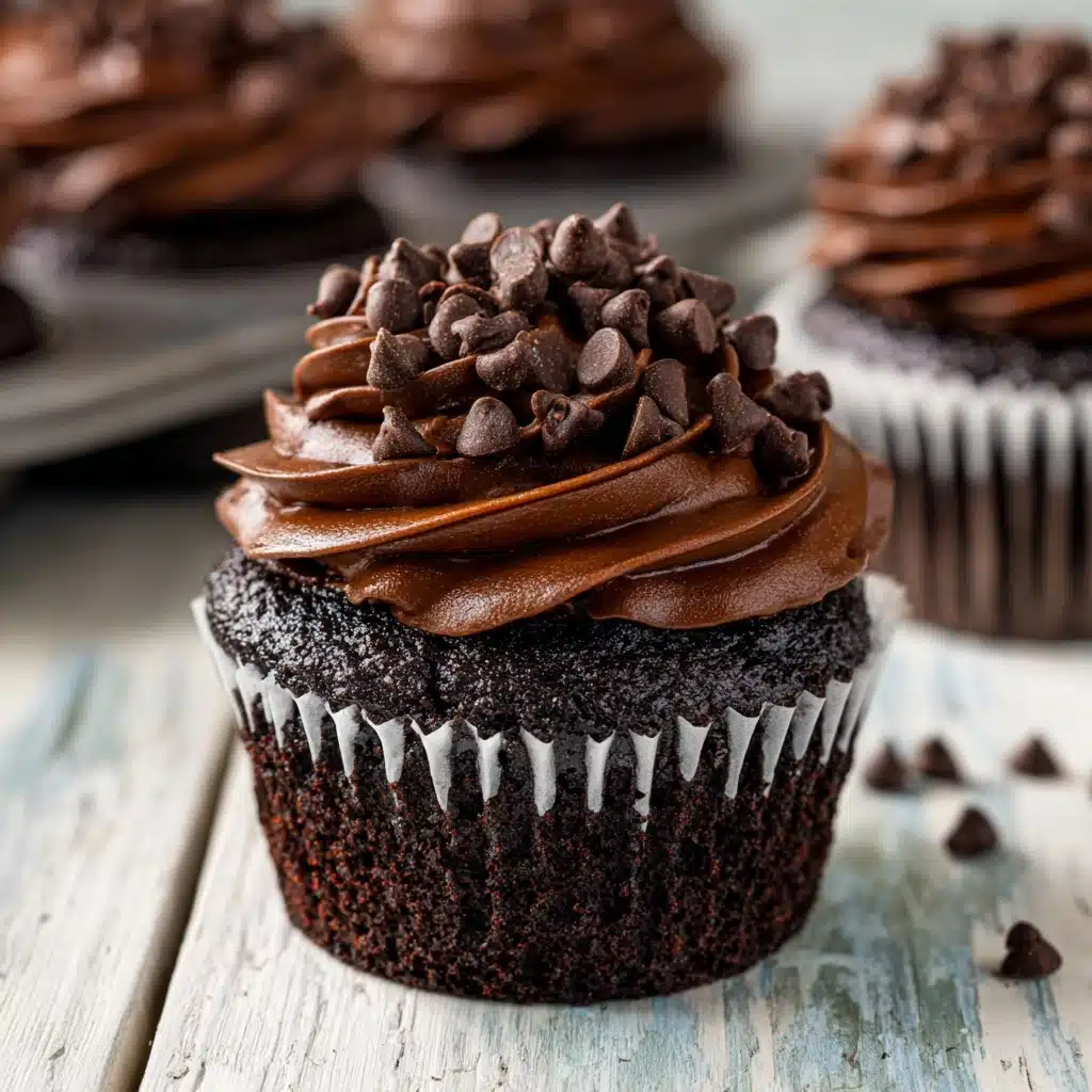 Ultimate Double Chocolate Cupcakes Recipe - Recipe Image
