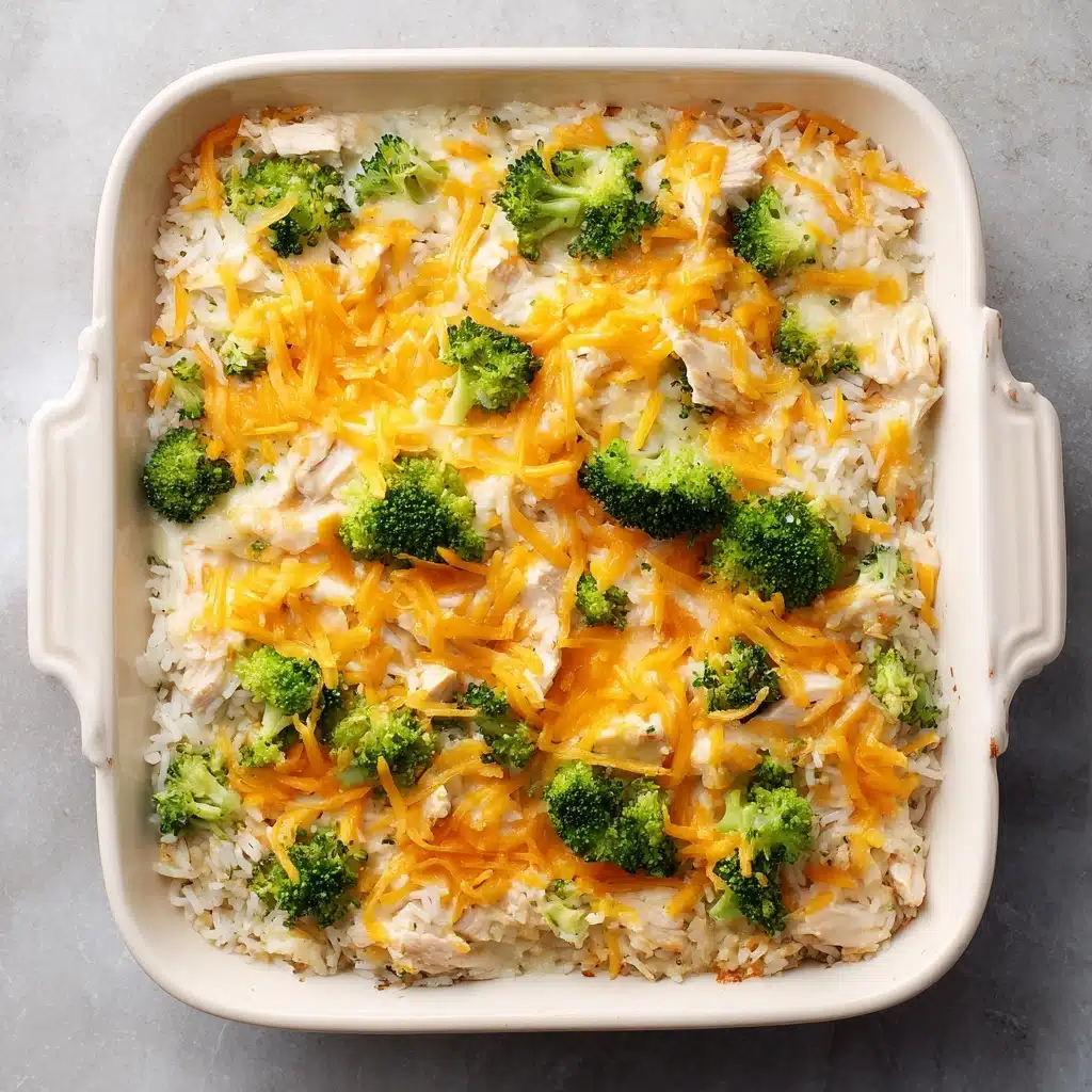 Easy Cheesy Chicken Broccoli Rice Casserole Recipe - Recipe Image