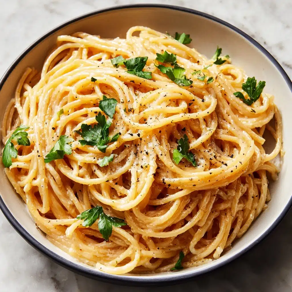 Creamy Spaghetti Recipe - Recipe Image