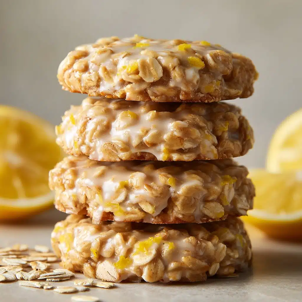 Lemon Oatmeal No-Bake Cookies Recipe - Recipe Image