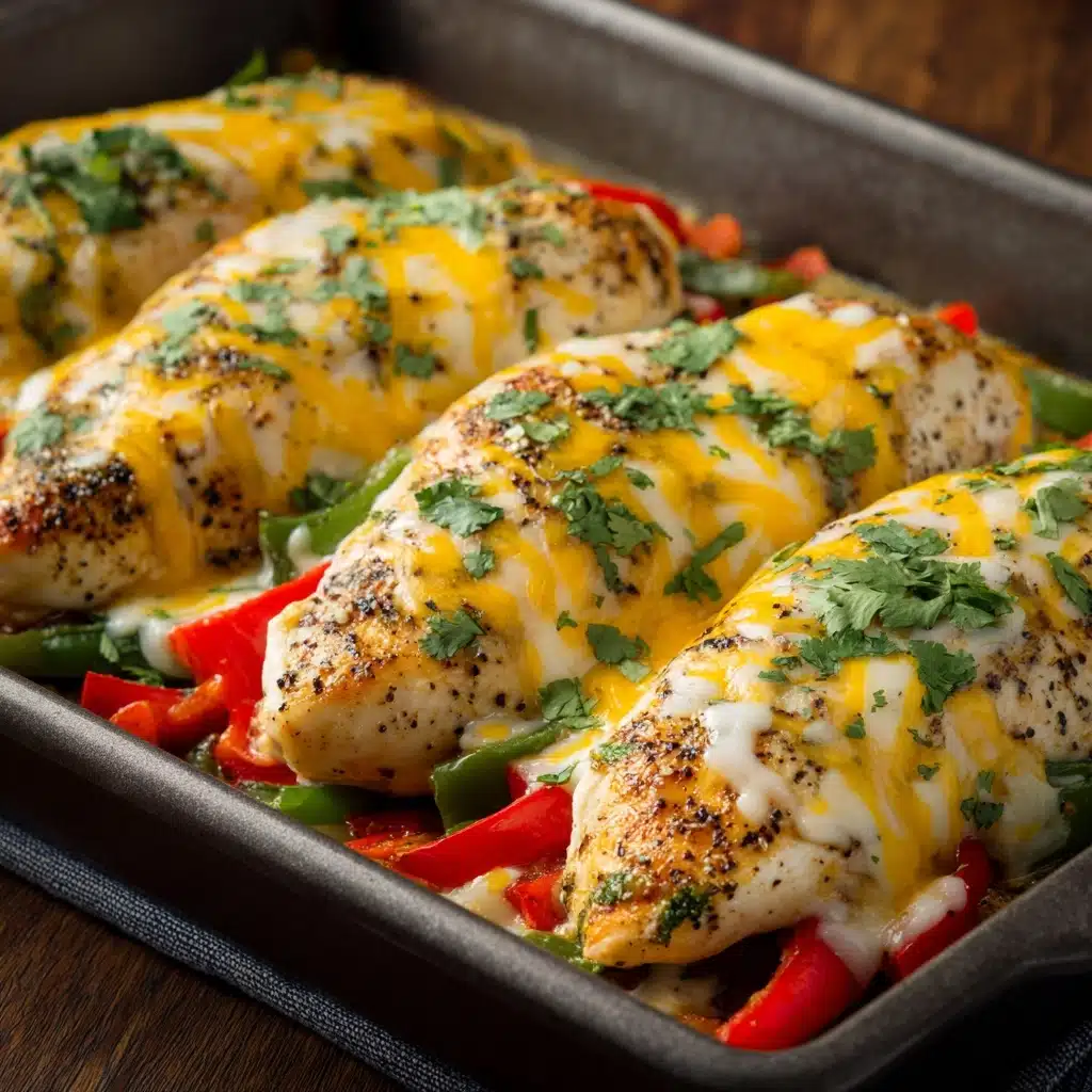 Cheesy Baked Fajita Chicken Recipe