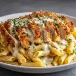 Crispy Chicken with Creamy Pasta Recipe