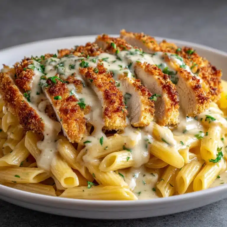 Crispy Chicken with Creamy Pasta Recipe