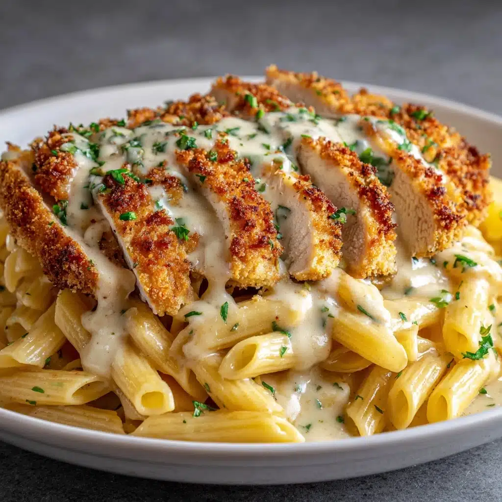 Crispy Chicken with Creamy Pasta Recipe