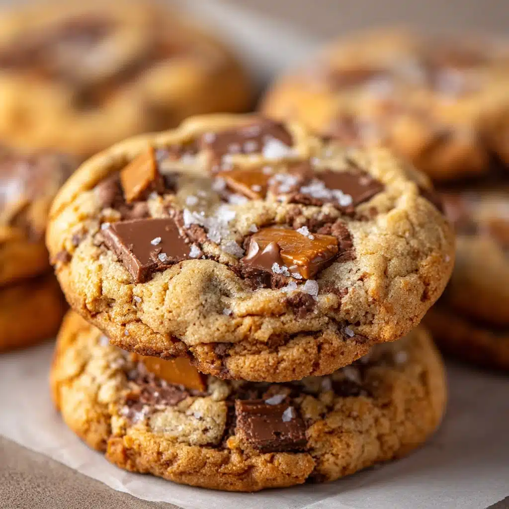 Chewy Peanut Butter Butterfinger Cookies Recipe - Recipe Image