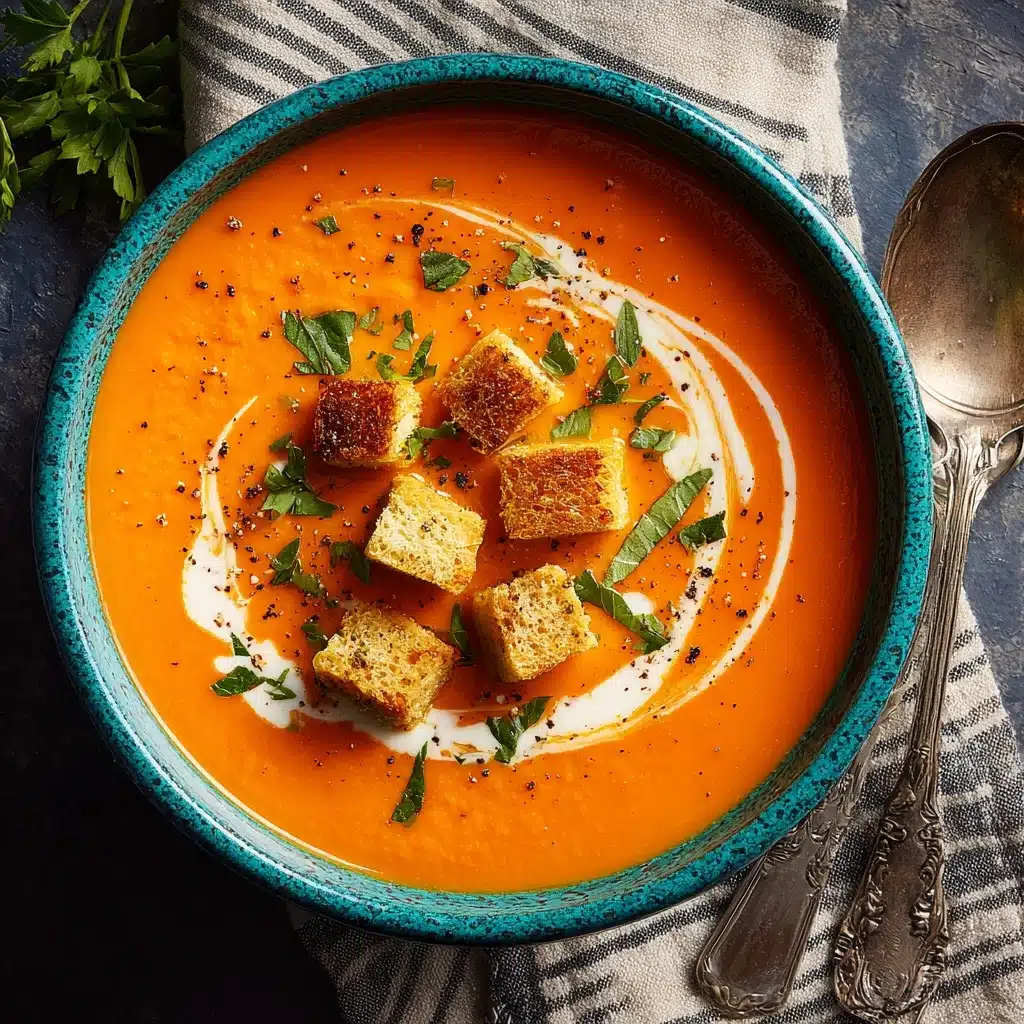 Spicy Butternut Squash and Sweet Potato Soup Recipe - Recipe Image