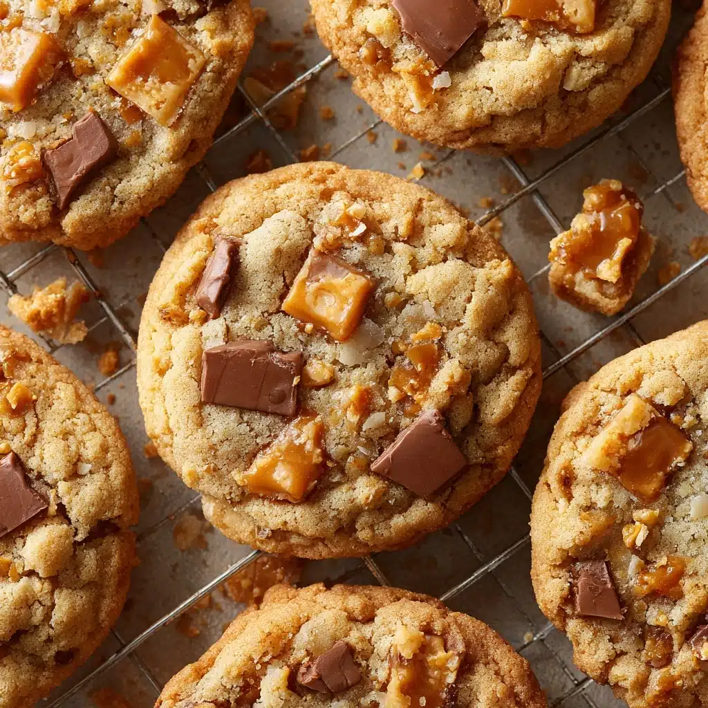 Chewy Peanut Butter Butterfinger Cookies Recipe - Recipe Image