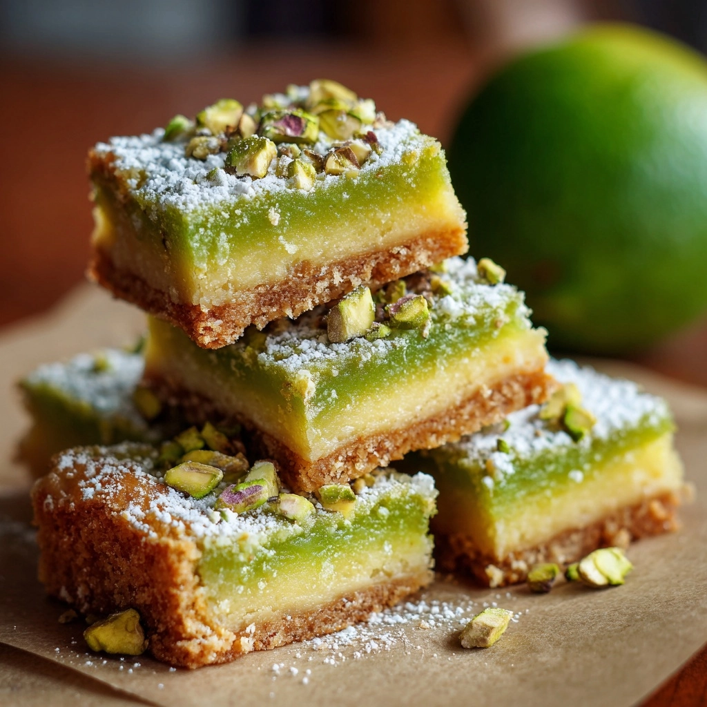 Pistachio Pudding Sugar Cookie Bars Recipe