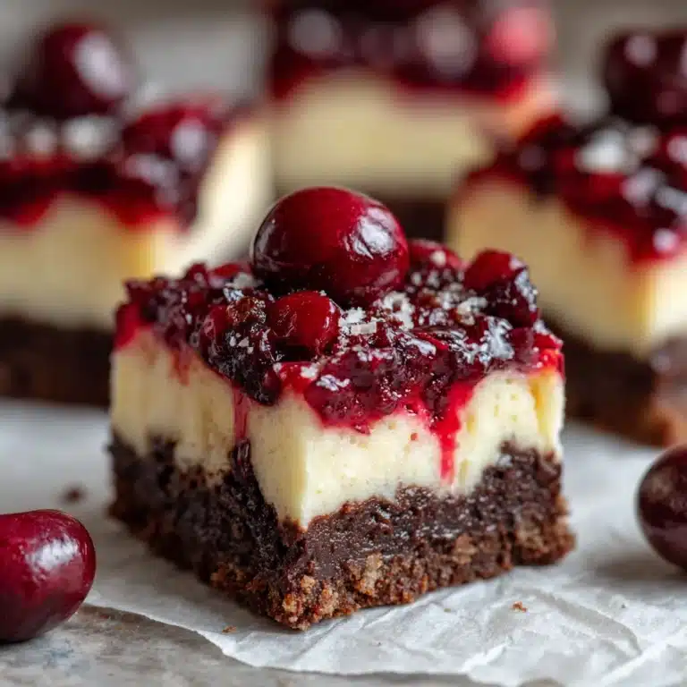 Cherry Cheesecake Brownies Recipe