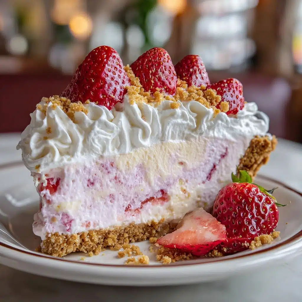 No-Bake Strawberry Crunch Cheesecake Recipe