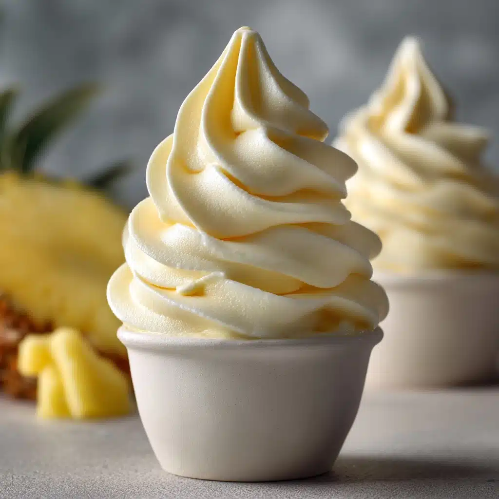 Homemade Pineapple Soft Serve Ice Cream Recipe