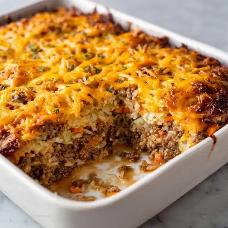 Cabbage Beef Bake Recipe