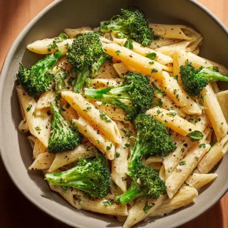 Creamy & Cheesy Broccoli Pasta Recipe