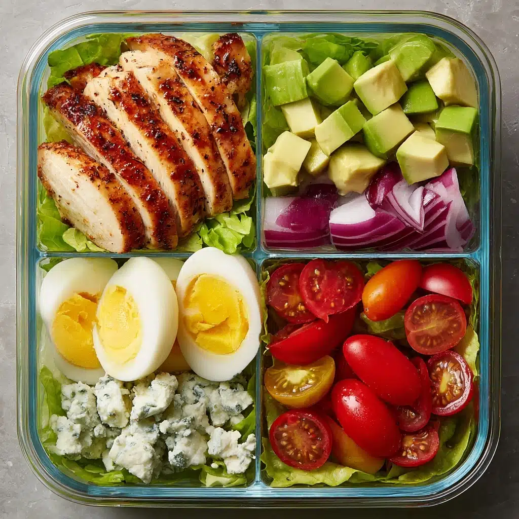 Easy Cobb Salad Meal Prep Recipe - Recipe Image