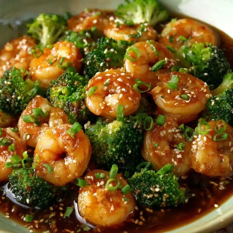 Honey Garlic Shrimp, Sausage & Broccoli Recipe