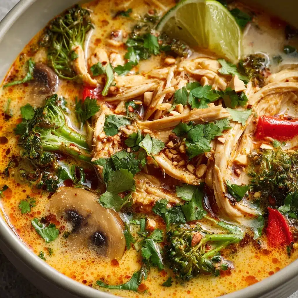 Slow Cooker Thai Coconut Chicken Soup Recipe