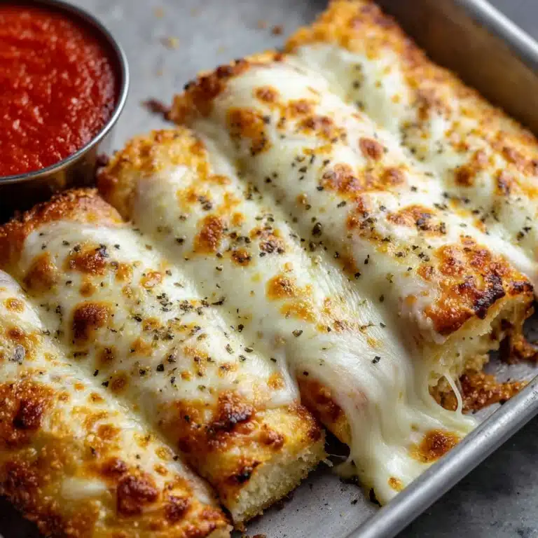 Homemade Cheesy Breadsticks Recipe