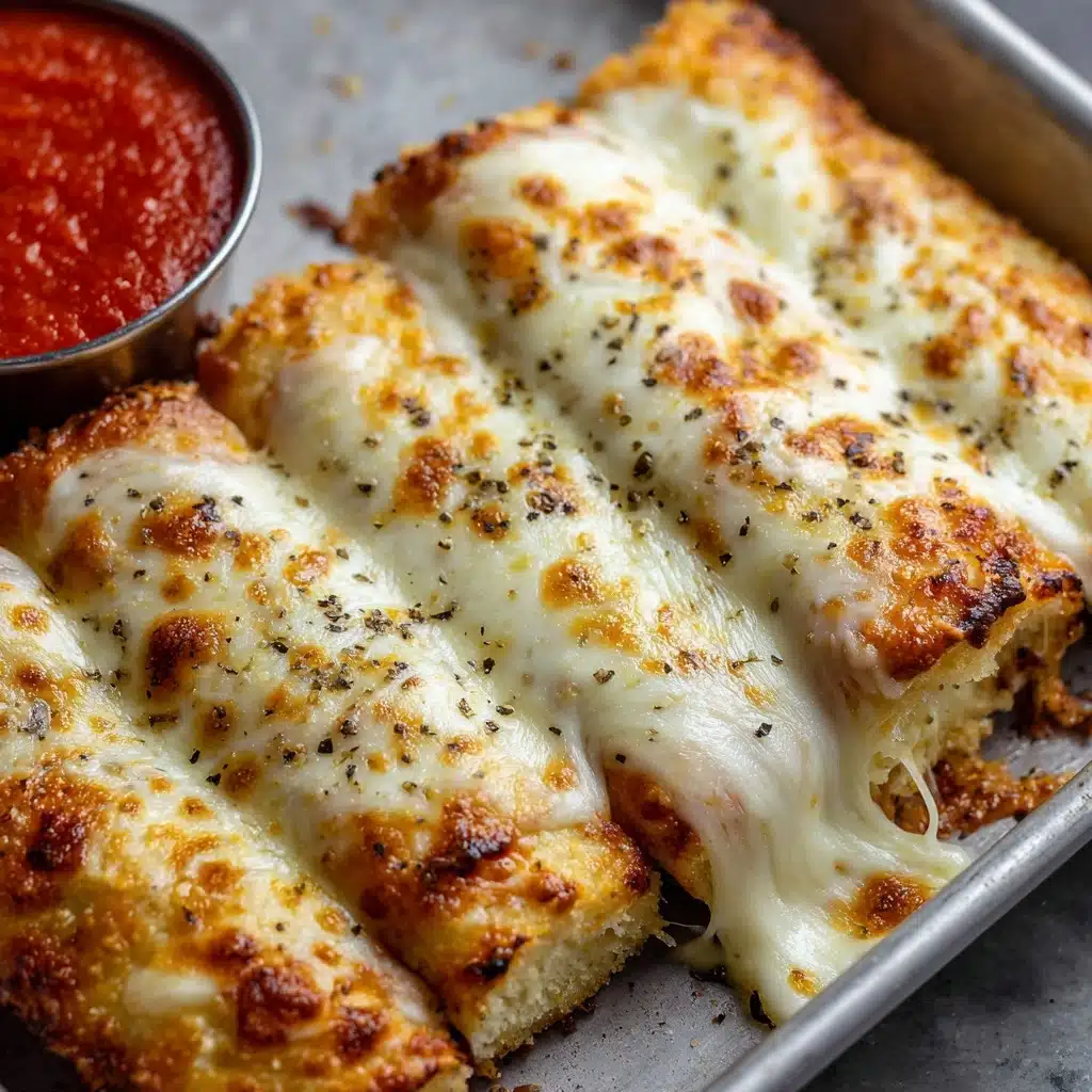 Homemade Cheesy Breadsticks Recipe
