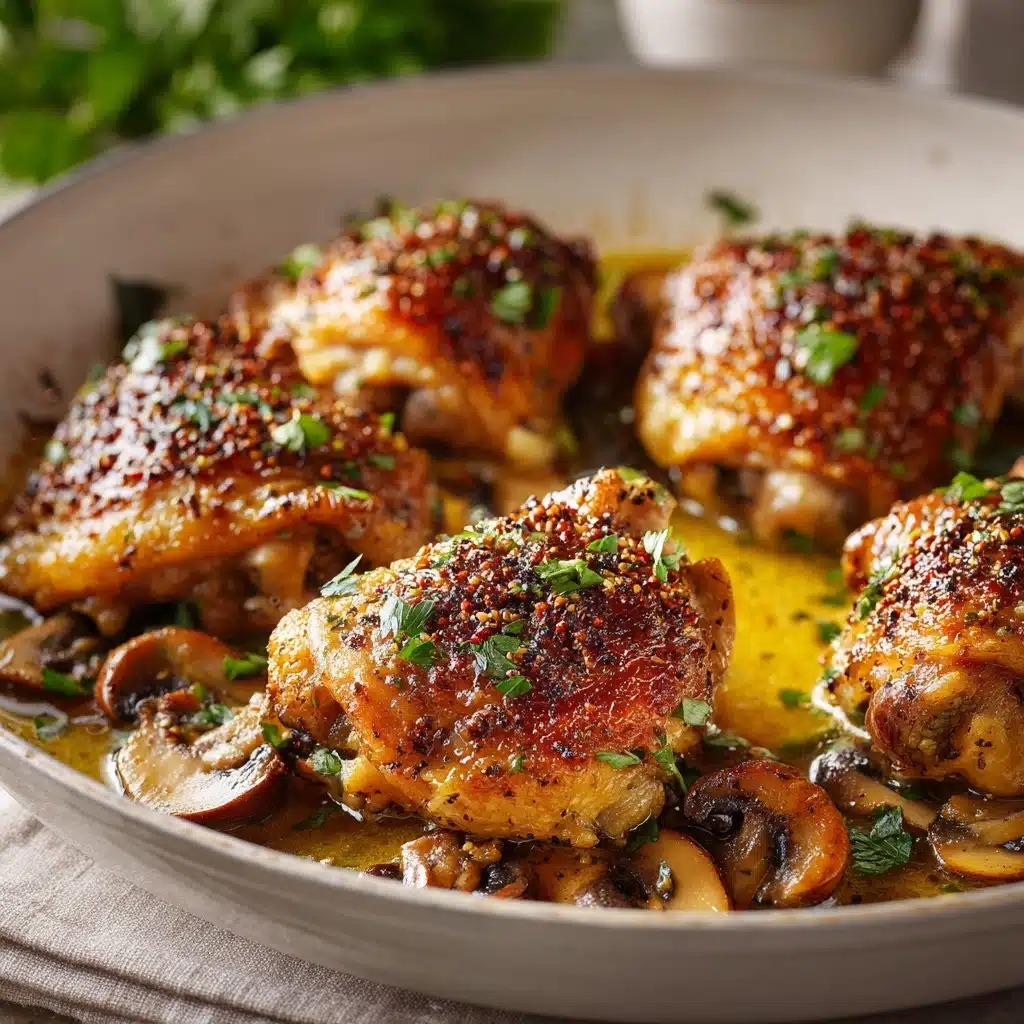 Skillet Chicken Thighs Recipe - Recipe Image