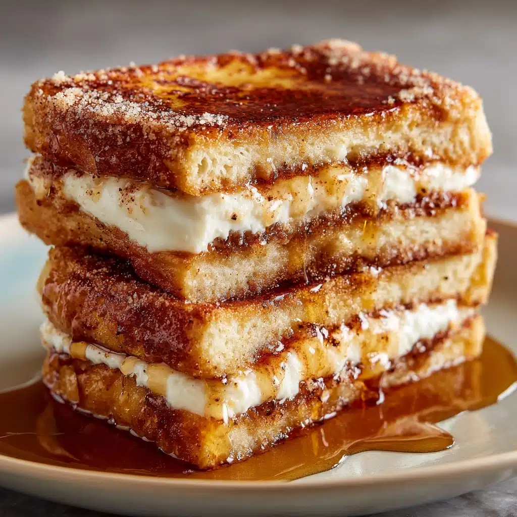Churro Stuffed French Toast with Cinnamon Sugar Recipe - Recipe Image