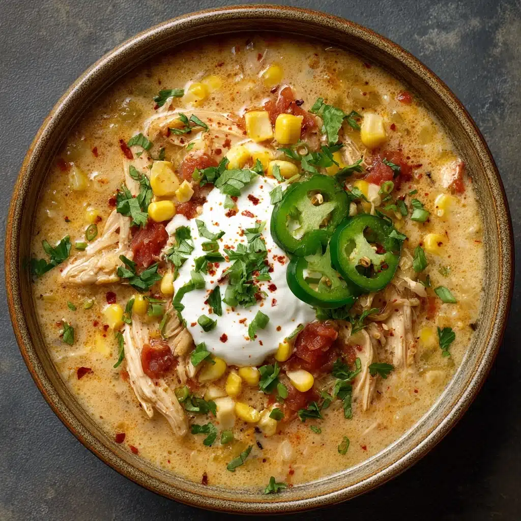Flavorful Mexican Street Corn White Chicken Chili - Recipe Image