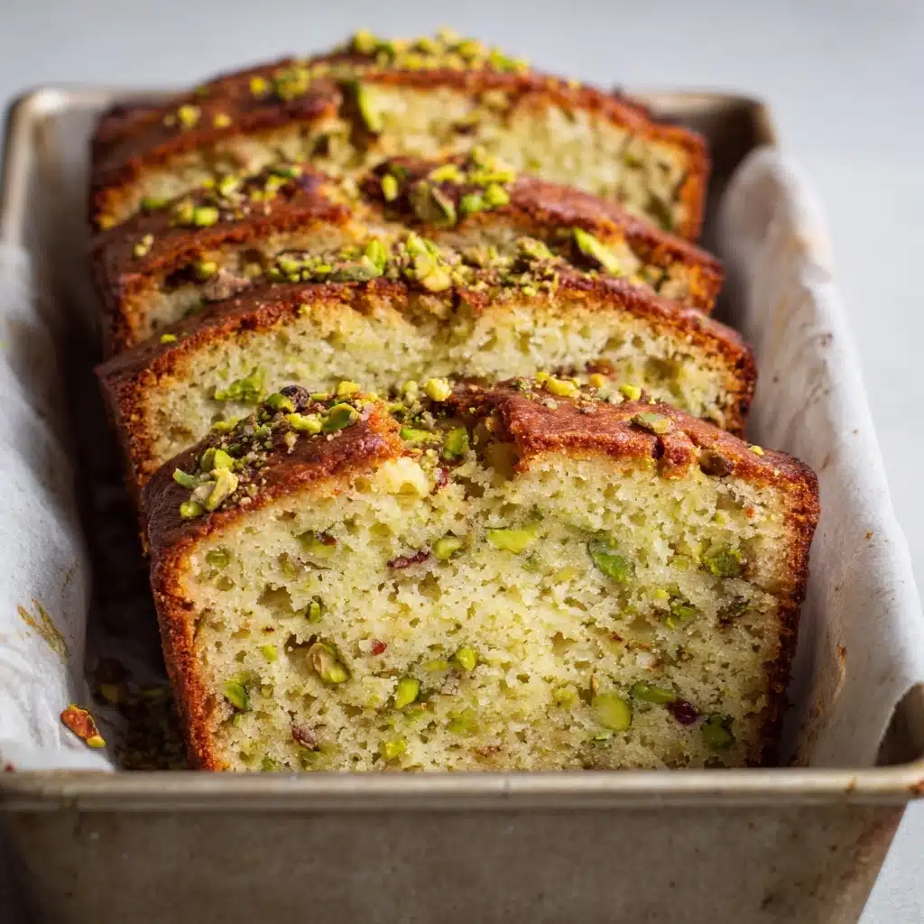 Pistachio Pudding Bread Recipe - Recipe Image