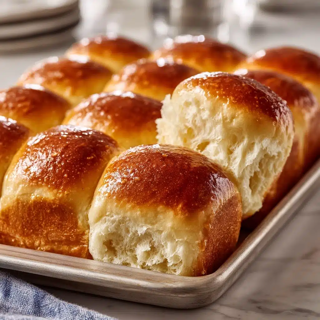 Fluffy Homemade Rolls Recipe - Recipe Image