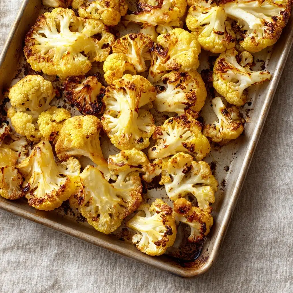 Spicy Sweet Hot Honey Roasted Cauliflower - Recipe Image