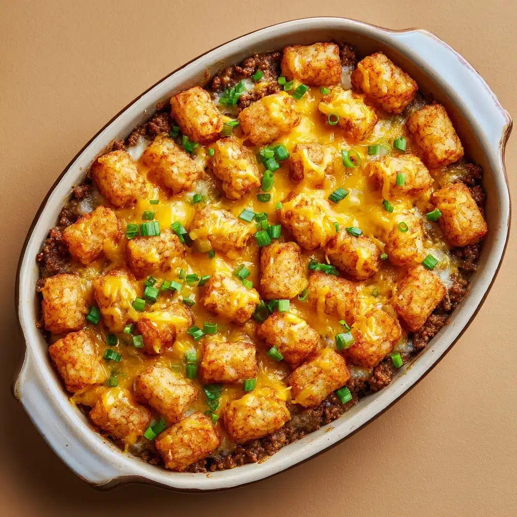 Cowboy Tater Tot Casserole Recipe - Recipe Image