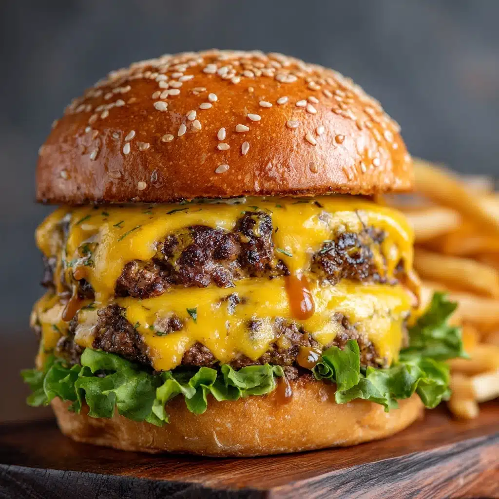 Teriyaki Parmesan Burgers with American Cheese Recipe - Recipe Image