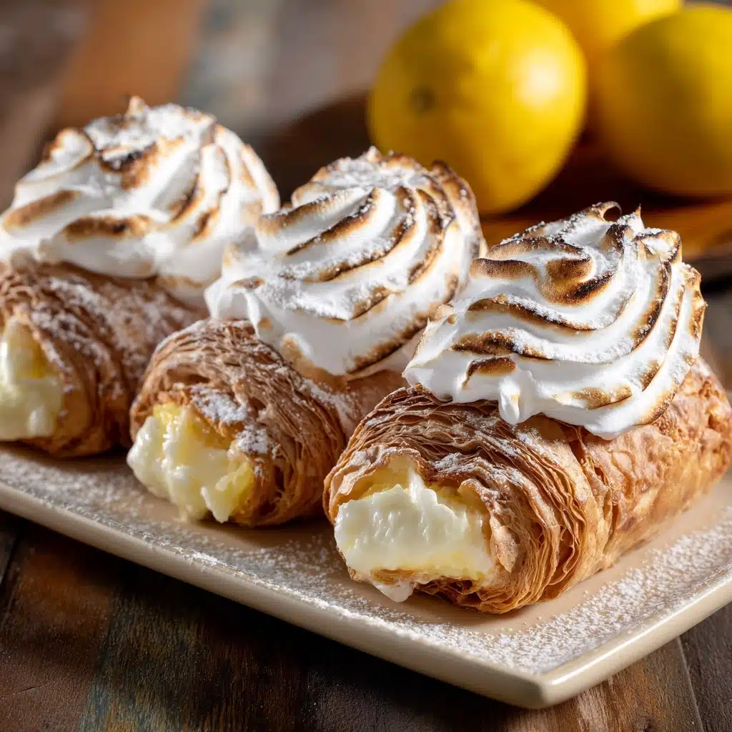 Lemon Meringue Pie Cannoli Recipe - Recipe Image